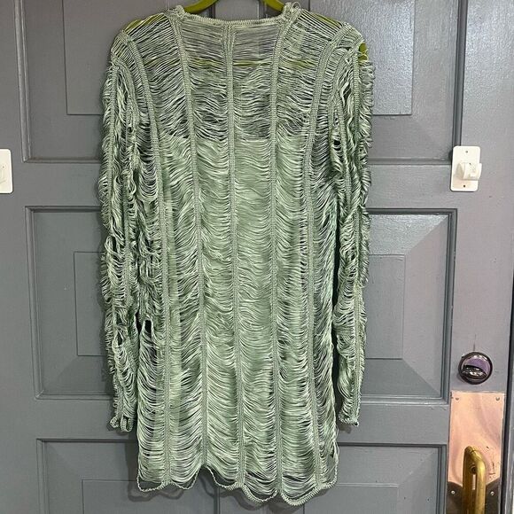 Zara Bloggers Favorite Openwork Knit Mini Dress Sz M Resort Wear Vacation Poolsi - Picture 1 of 7